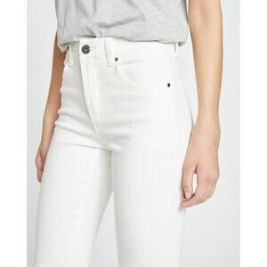 Universal Standard Seine High Rise Skinny Jeans 32 Inch, XS 10/12, White, BNWT